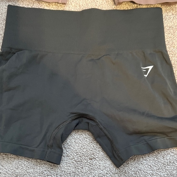 Gymshark Women's Shorts in Black and Brown - Picture 2 of 6